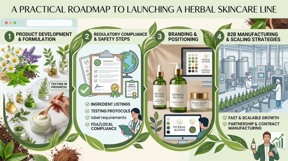 How to Launch a Herbal Skincare Line in India
