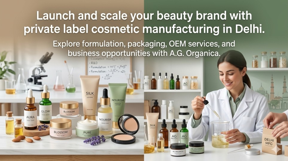 Private label cosmetics manufacturer in delhi