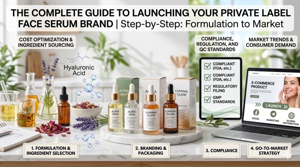 Launch a Private Label Face Serum Brand