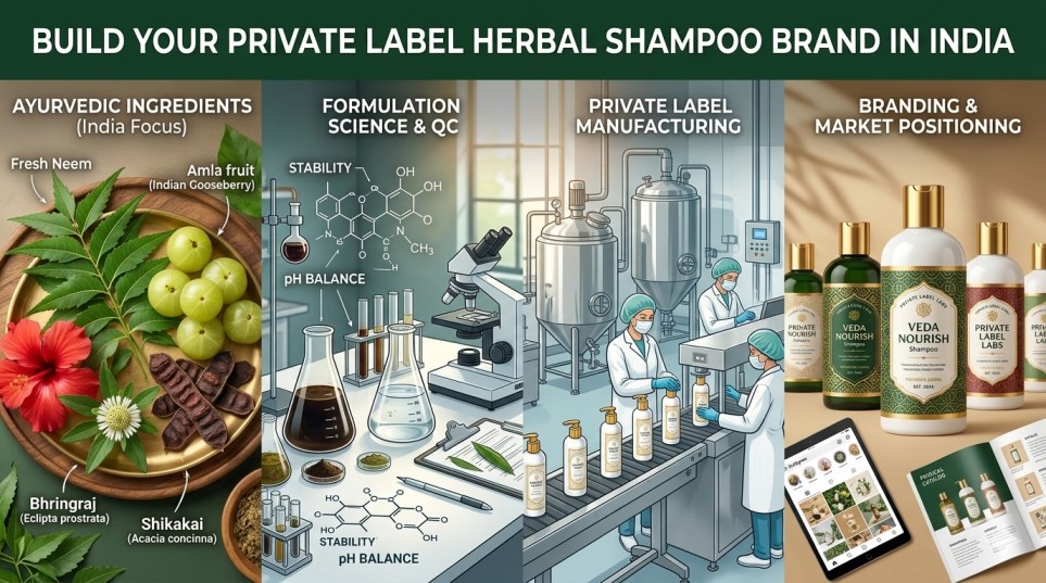 How to Start a Private Label Herbal Shampoo Brand in India