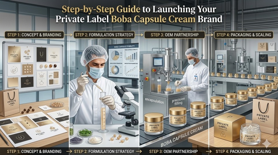 Private Label Boba Capsule Cream Manufacturer