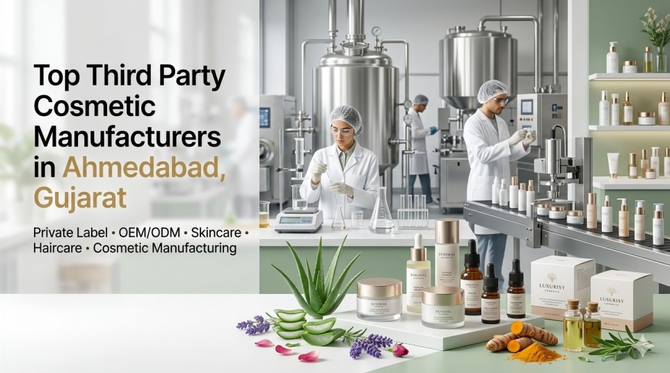 Top Third Party Cosmetic Manufacturers in Ahmedabad