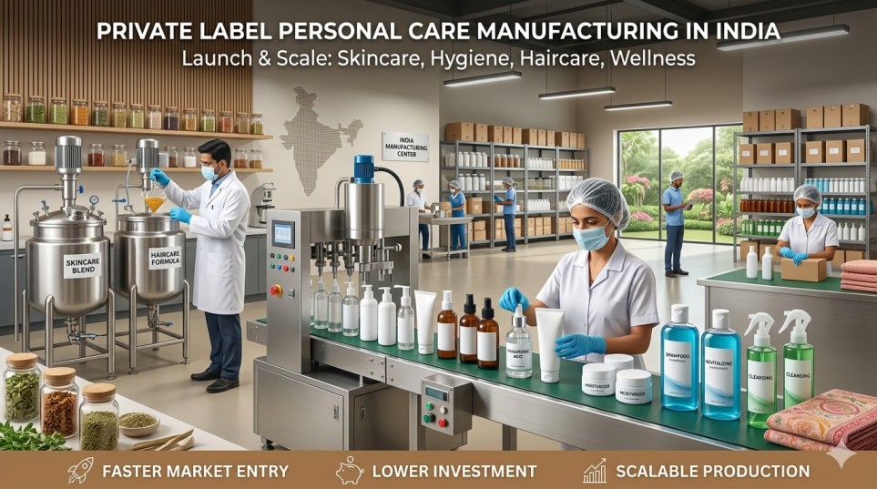 Top Private Label Personal Care Manufacturer in India