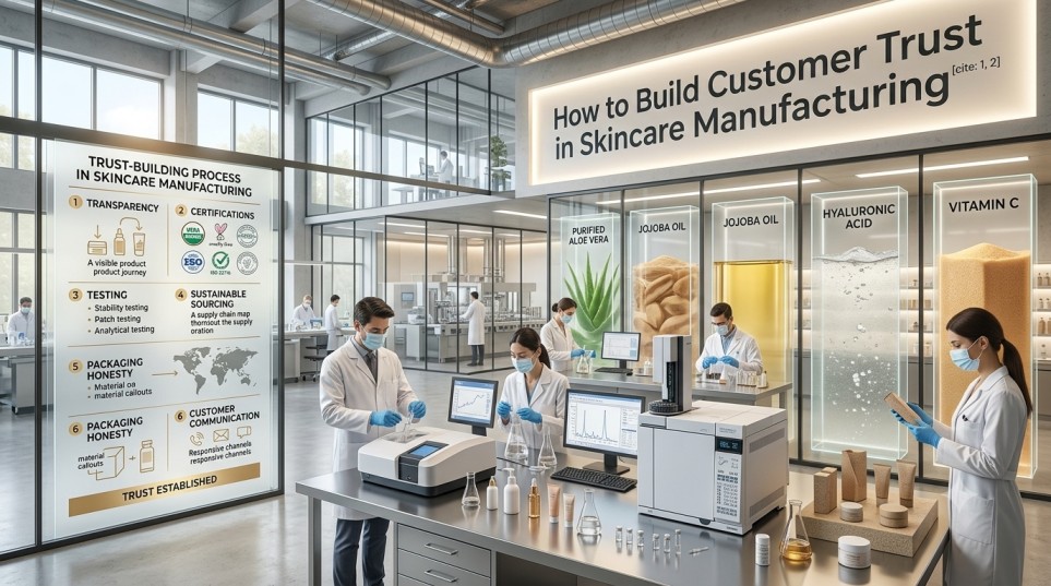 How to Build Customer Trust in Skincare Manufacturing