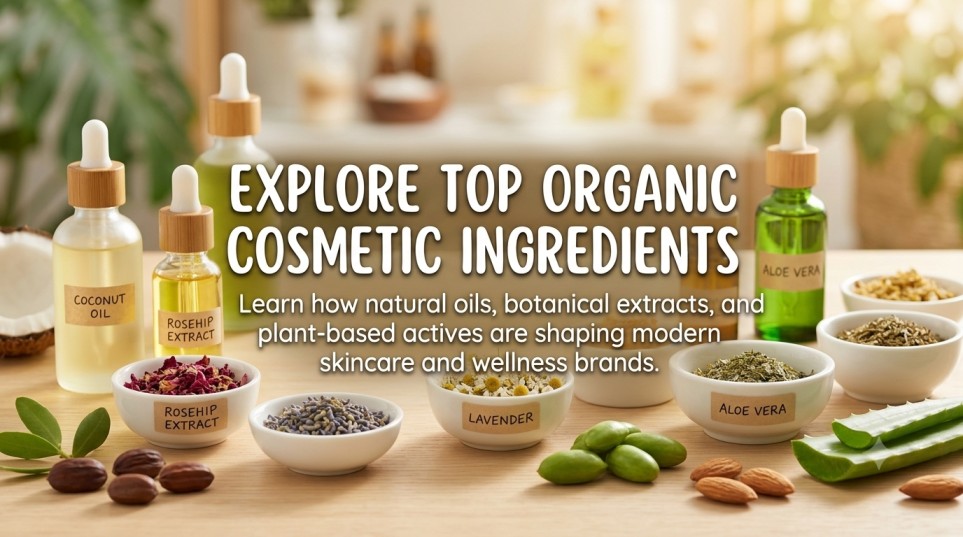 Top Organic Ingredients Used in Cosmetics